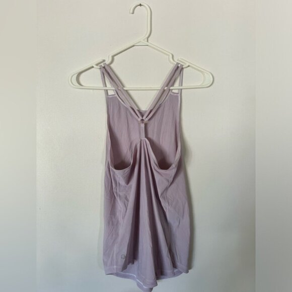 Lululemon Go For Double Tank Silver Lilac Size 4 - Picture 9 of 12